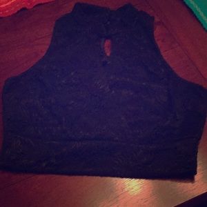 Cute black Crop Top